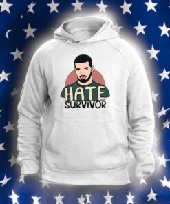 Drake Hate Survivor Hoodie White