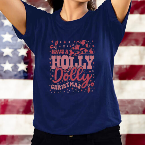 Holly Christmas Dolly Parton T-Shirtt