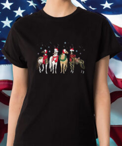 Horse Lover Christmas Horse Cowboy Shirt