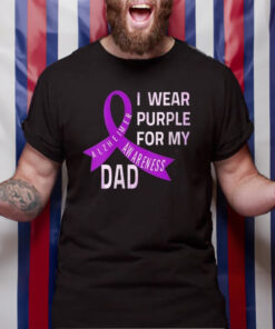 I Wear Purple For My Dad T-Shirt