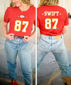 In My Chiefs Era Shirt Taylor Swift Travis Kelce Jersey 87 Sweatshirt