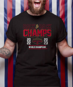 Las Vegas Back to Back Champs TShirt