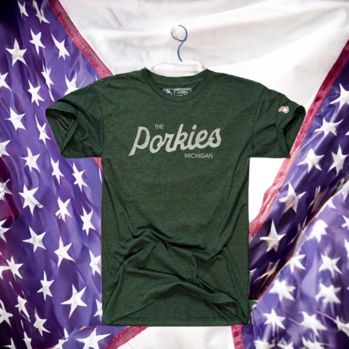 Michigan Parks - The Porkies Script T-Shirt