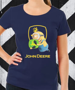 Minion Hug John Deere Logo TShirt