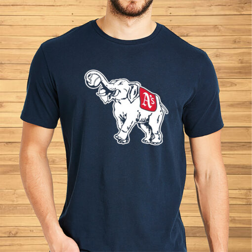Philadelphia Athletics Oaklands Elephant Logo Shirt