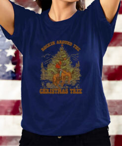 Rockin Around The Christmas Tree Print Sweat T-Shirts