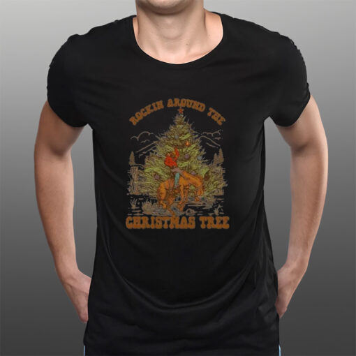 Rockin Around The Christmas Tree Print Sweat T-Shirtt