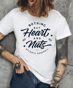 Rotowear merch nothing but heart and nuts atlanta baseball t-shirt