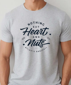 Rotowear merch nothing but heart and nuts atlanta baseball t-shirts