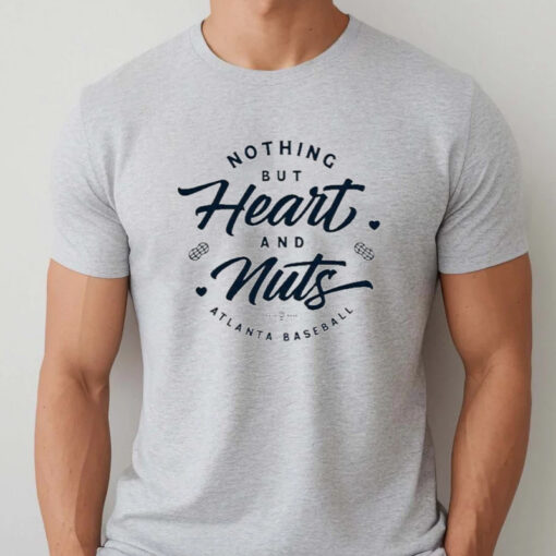 Rotowear merch nothing but heart and nuts atlanta baseball t-shirts