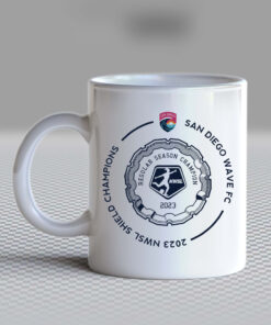 San Diego Wave FC - 2023 Shield Champs Circle Coffee Mug