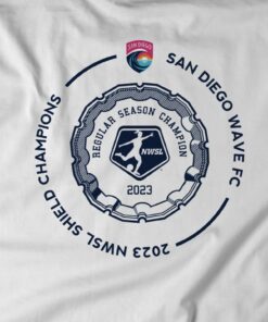 San Diego Wave FC - 2023 Shield Champs Circle Shirt & Hoodie