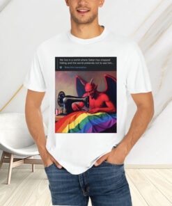 Satan Sewn With The LGBT Flag T-Shirtt