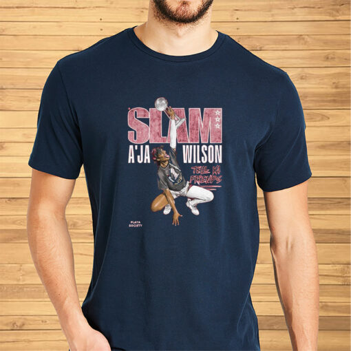 Slam A’ja Wilson Slam 240 Playa Society Shirts