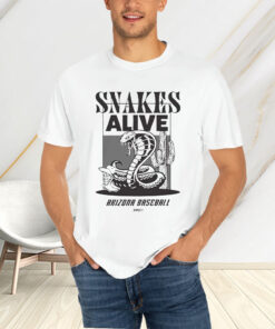 Snakes Really Alive Arizona Baseball T-Shirts