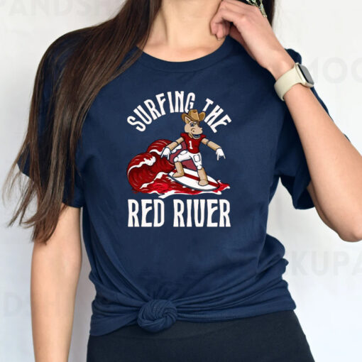 Surfing The Rr Red River T-Shirts