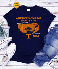 Tennessee America's College Sports City T-Shirts