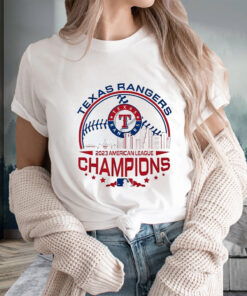 Texas Rangers 2023 American League Champions Skyline T-Shirtt