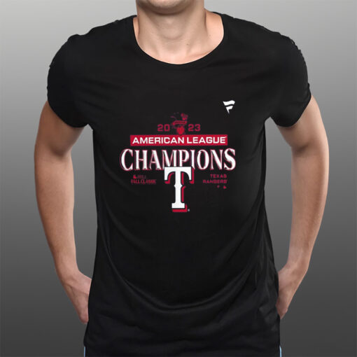 Texas Rangers American League Champions Gear T-Shirts