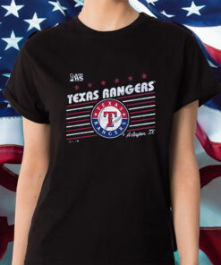 Texas Rangers Majestic Threads 2023 World Series Local Lines Shirts