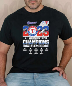 Texas rangers al west champs 2023 T-Shirtt