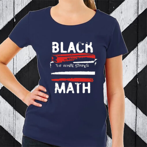 The White Stripes Black Math TShirt