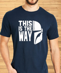 This Is The Way Mandalorian Helmet Shirts