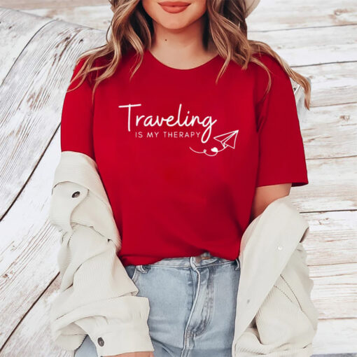 Traveling Is My Therapy Sweat TShirt