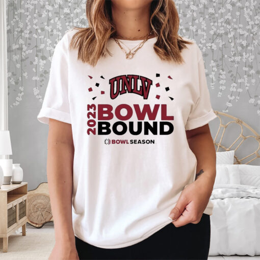 UNLV Rebels 2023 Bowl Bound Bow Season Logo Shirt