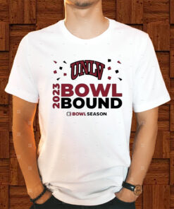 UNLV Rebels 2023 Bowl Bound Bow Season Logo Shirts