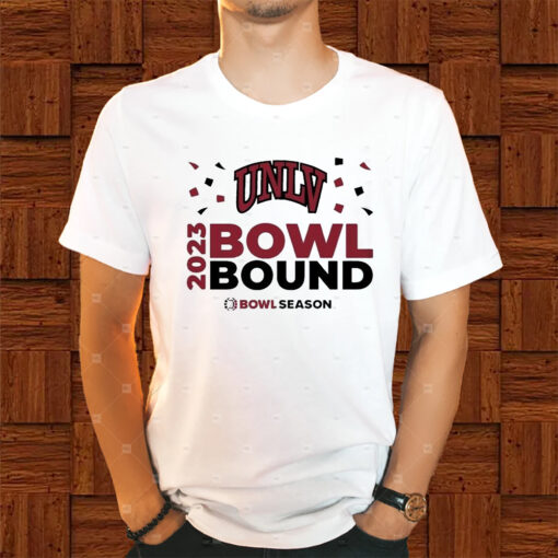 UNLV Rebels 2023 Bowl Bound Bow Season Logo Shirts