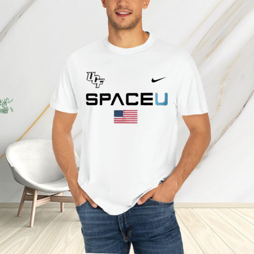 Ucf Knights Space Game Space U Performance Logo T-Shirtt