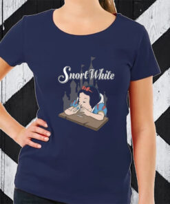 Unethical Threads Snort White TShirt