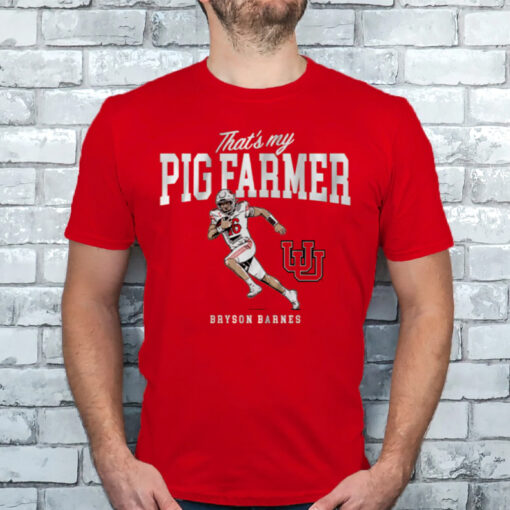 Utah Football Bryson Barnes That's My Pig Farmer T-Shirtt