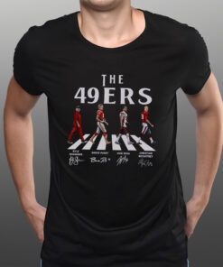 Vintage 49ers Walking Abbey Road Signatures T-Shirts