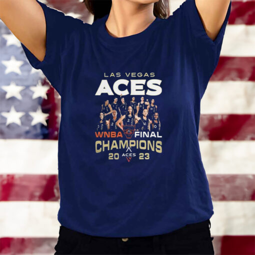 WNBA Finals Champions 2023 Las Vegas Aces T-Shirts