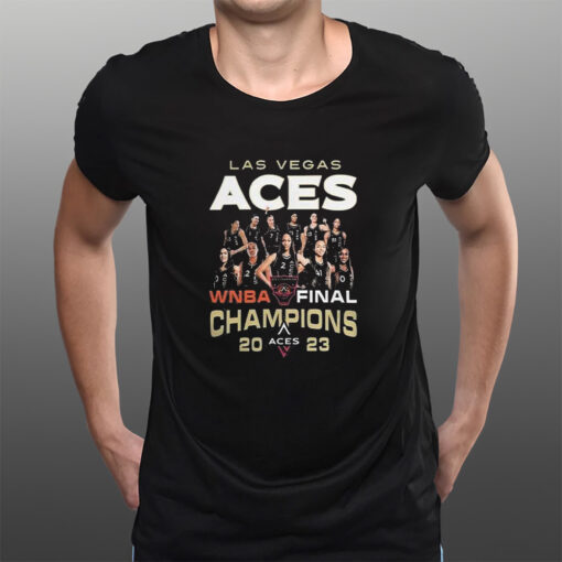 WNBA Finals Champions 2023 Las Vegas Aces T-Shirtt