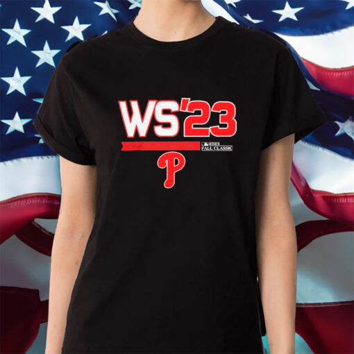 WS’ 23 Philadelphia Phillies 2023 World Series Logo Shirt