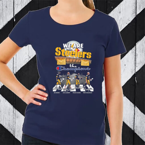 We Are Pittsburgh Steelers The Champions Abbey Road Signatures T-Shirt