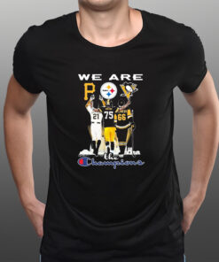 We Are The Champion Pittsburgh Sports Teams Clementa Greene And Lemieux Signatures T-Shirtt