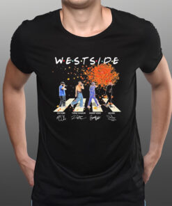 Westside Squad Ice Cube Tupac Shakur Snoop Dogg And Dr. Dre Abbey Road Signatures T-Shirtt