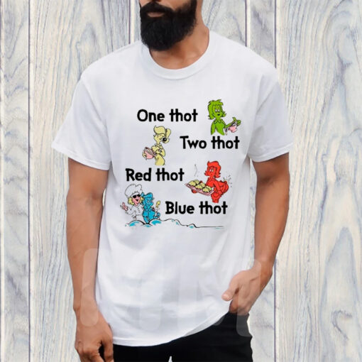 Yung Gravy One Thot Two Thot Red Thot Blue Thot T-Shirt