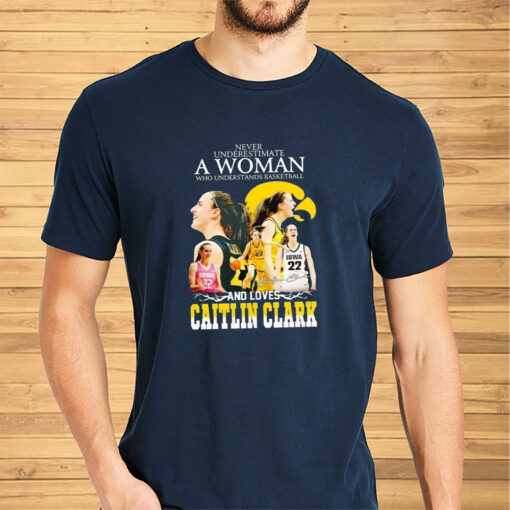 2023 Never Underestimate A Woman Who Understands Basketball And Loves Caitlin Clark Shirts