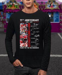 77th Anniversary 1946 – 2023 Niners Thank You For The Memories T-Shirt