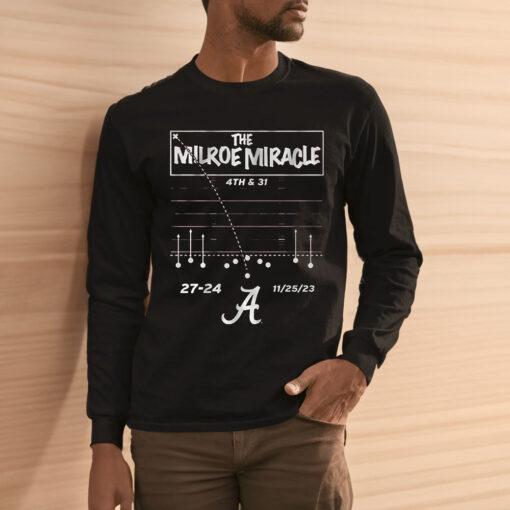 Alabama Football The Jalen Milroe Miracle Shirt