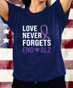 Alzheimer’s Awareness Purple Ribbon Dementia Mom Dad Grandp T-Shirts