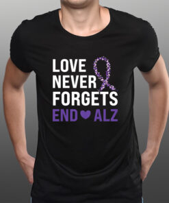 Alzheimer’s Awareness Purple Ribbon Dementia Mom Dad Grandp T-Shirtt