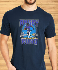 Angry Runs Ravens Gus Edwards Shirts