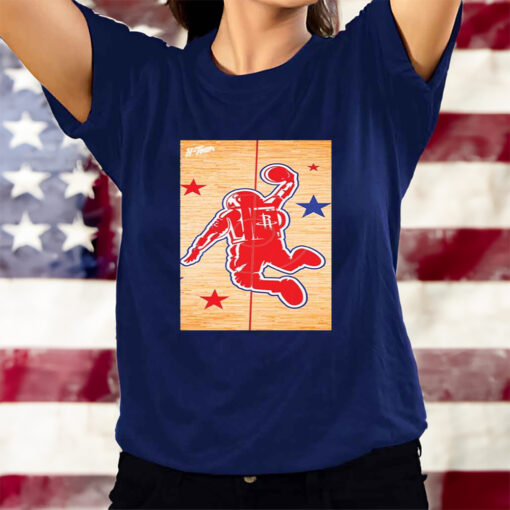 Astronaut On The Field Houston Rocket T-Shirts