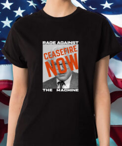 Bernie Sanders Rage Against The Machine Ceasefire Now Shirt